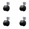 Service Caster 2-3/8'' Nylon Twin Wheel Casters with Side Mounting Bracket , 4PK SCC-UHGR02S60-NYS-716-4-CB180-4 - alternate 1